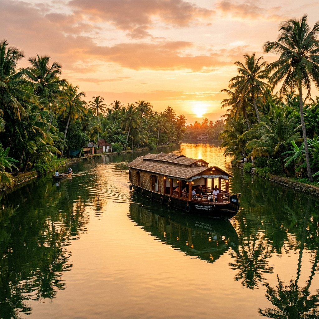 Kerala backwaters houseboat