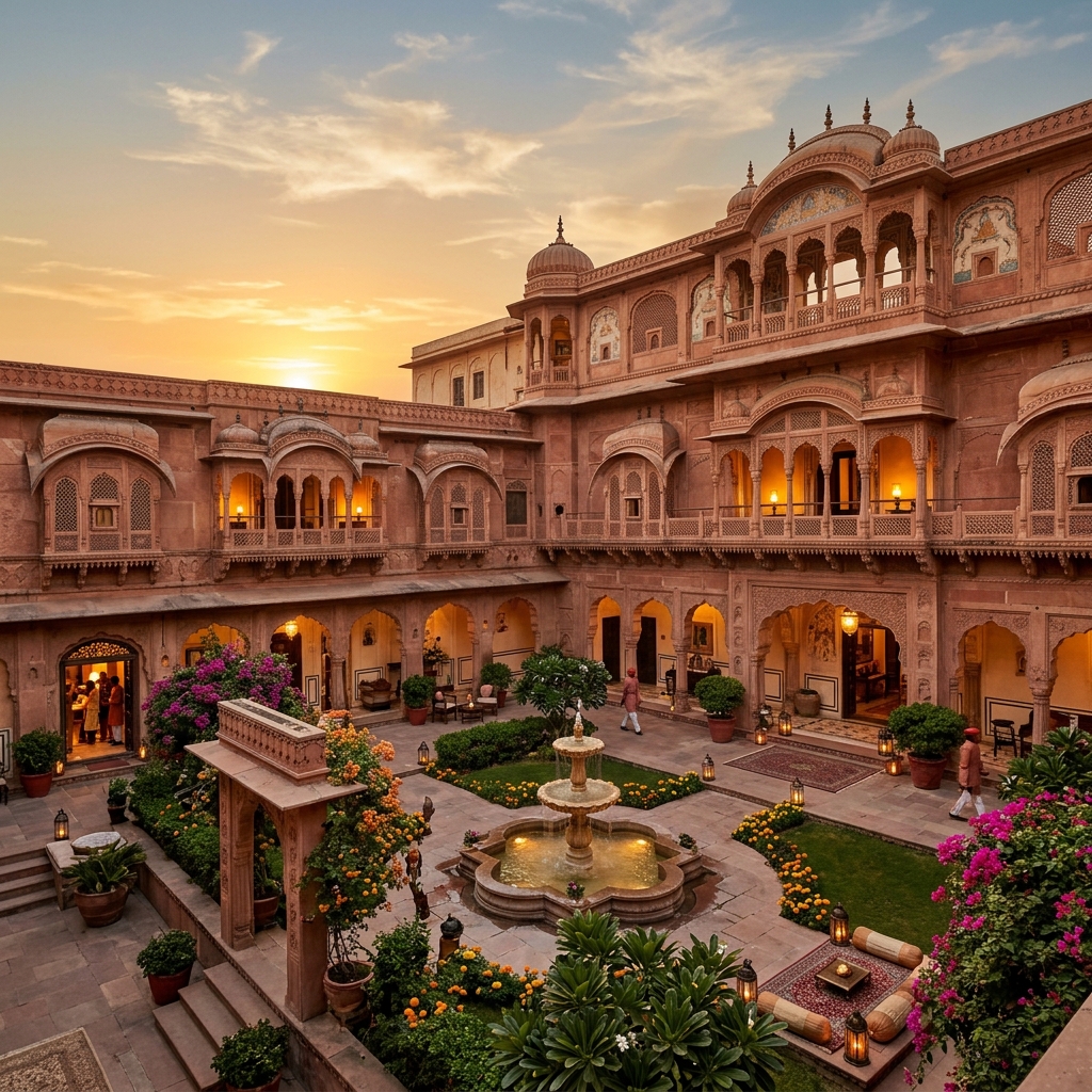 Heritage haveli hotel in Jaipur Rajasthan